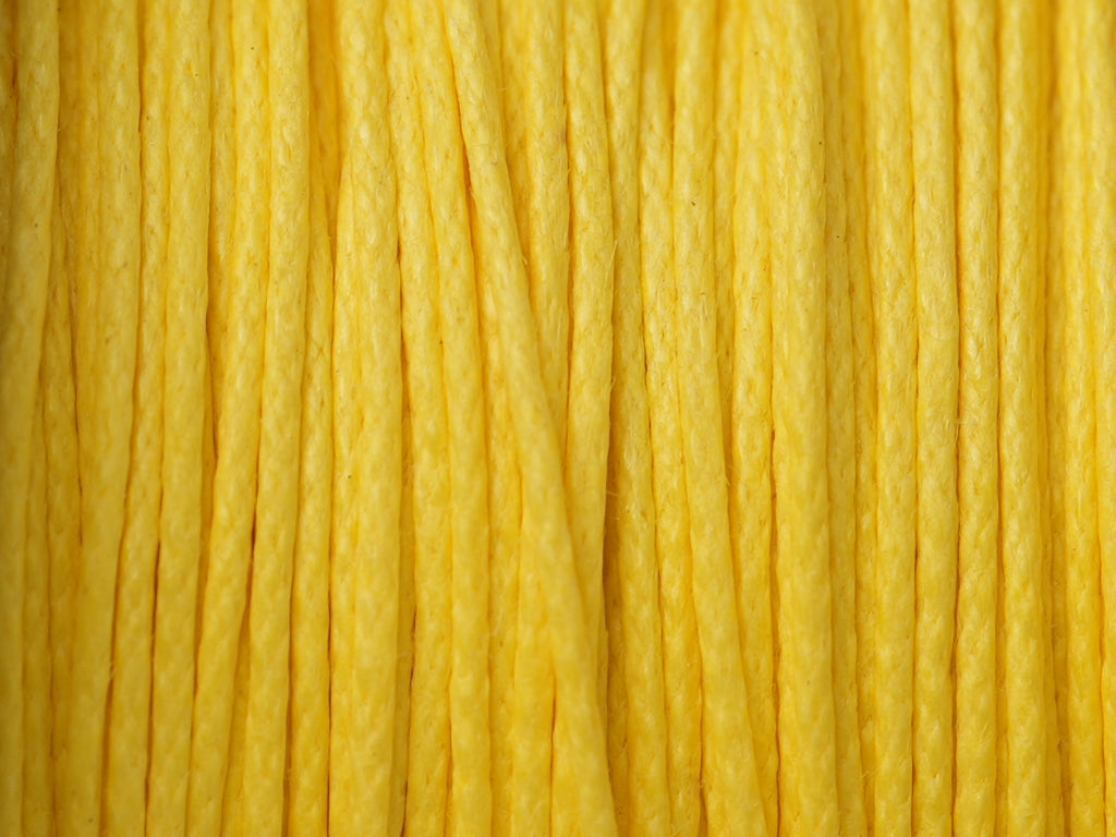 CRAFT CORD -wax cord 0.5mm- (ワックスコード) /YELLOW