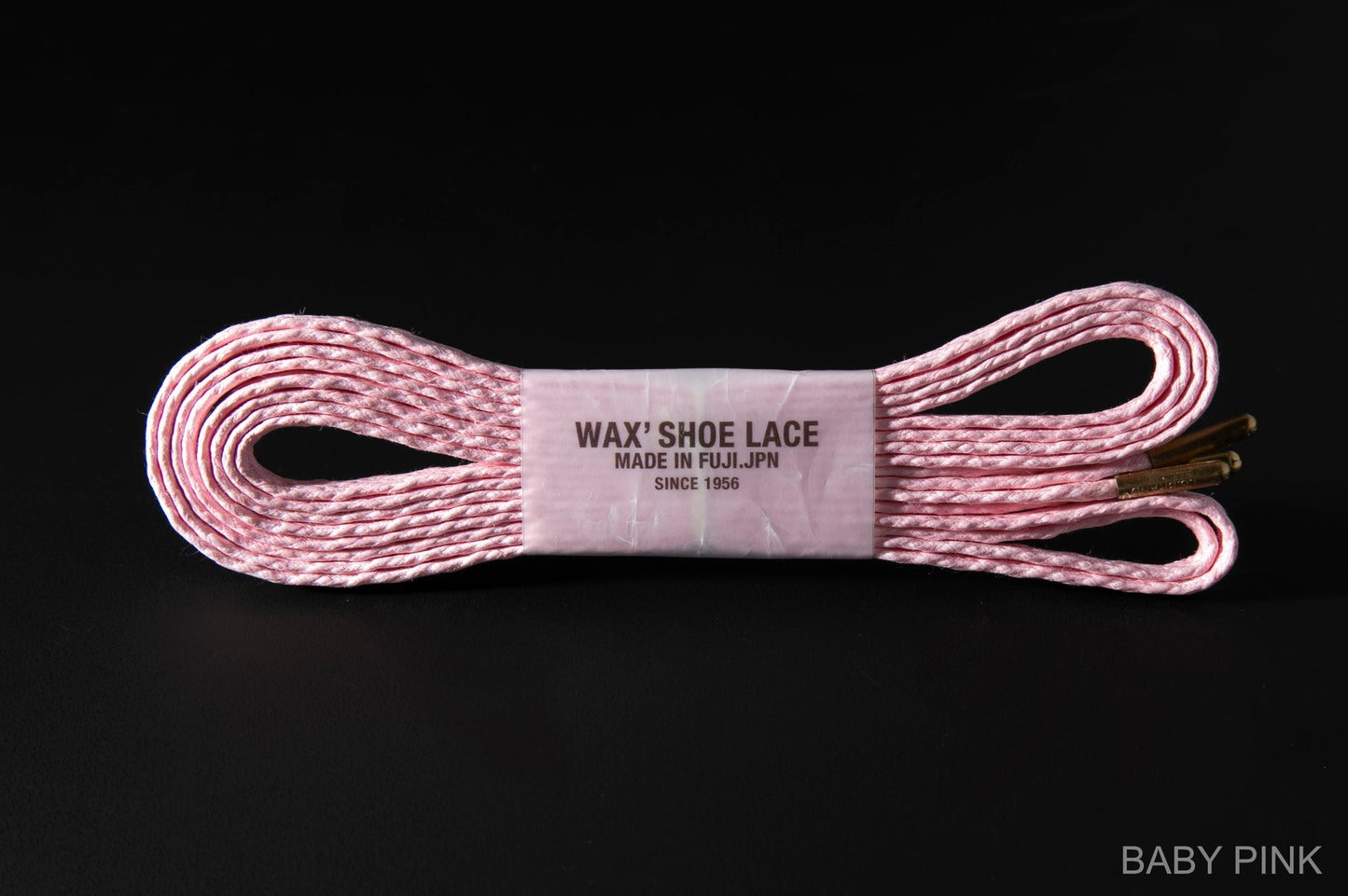 WAFFLE SHOE LACE BABY PINK