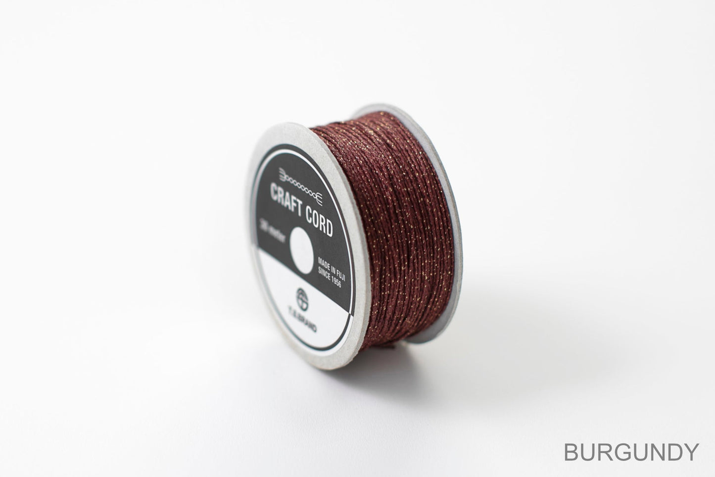 CRAFT CORD -GLITTER BLEND- BURGUNDY