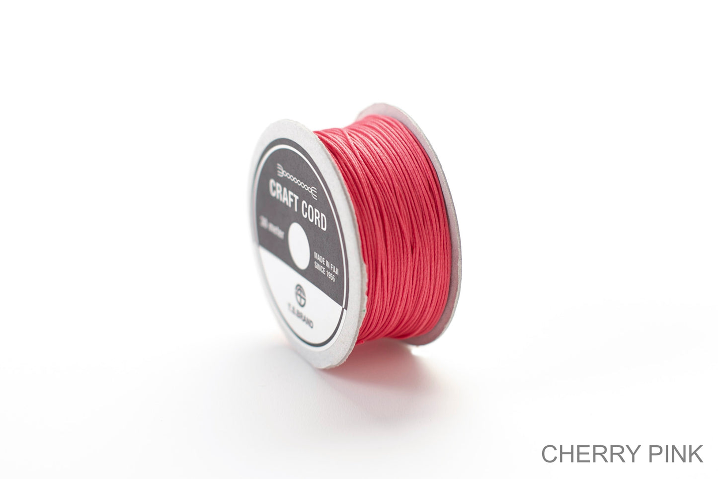 CRAFT CORD -WAX CORD- CHERRYPINK