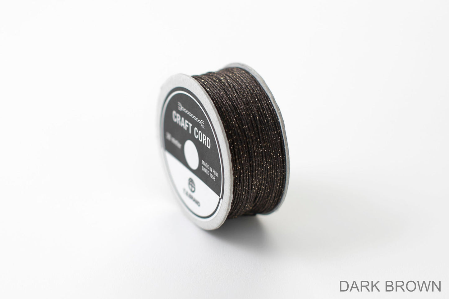 CRAFT CORD -GLITTER BLEND- DARKBROWN