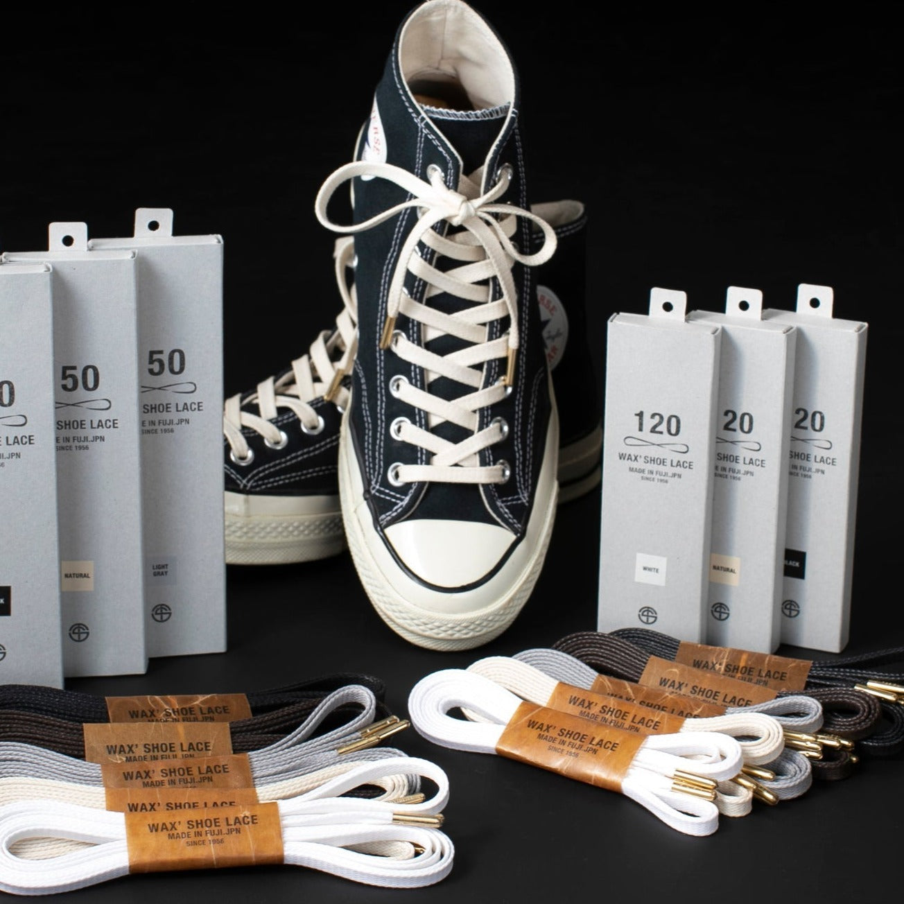 WAX' SHOE LACE -FLAT-