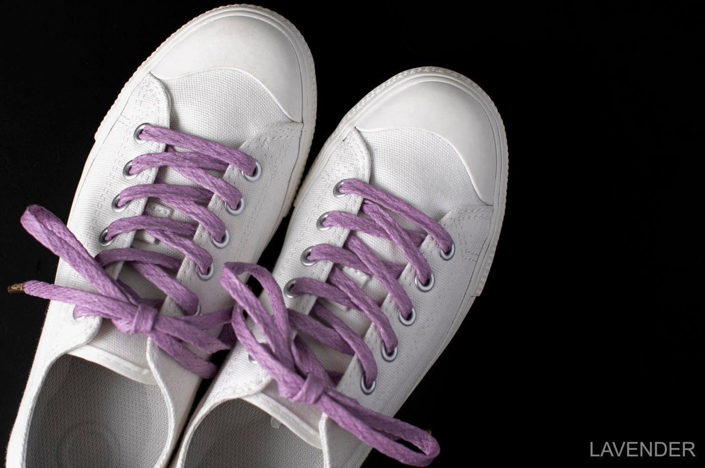 WAFFLE SHOE LACE LAVENDER