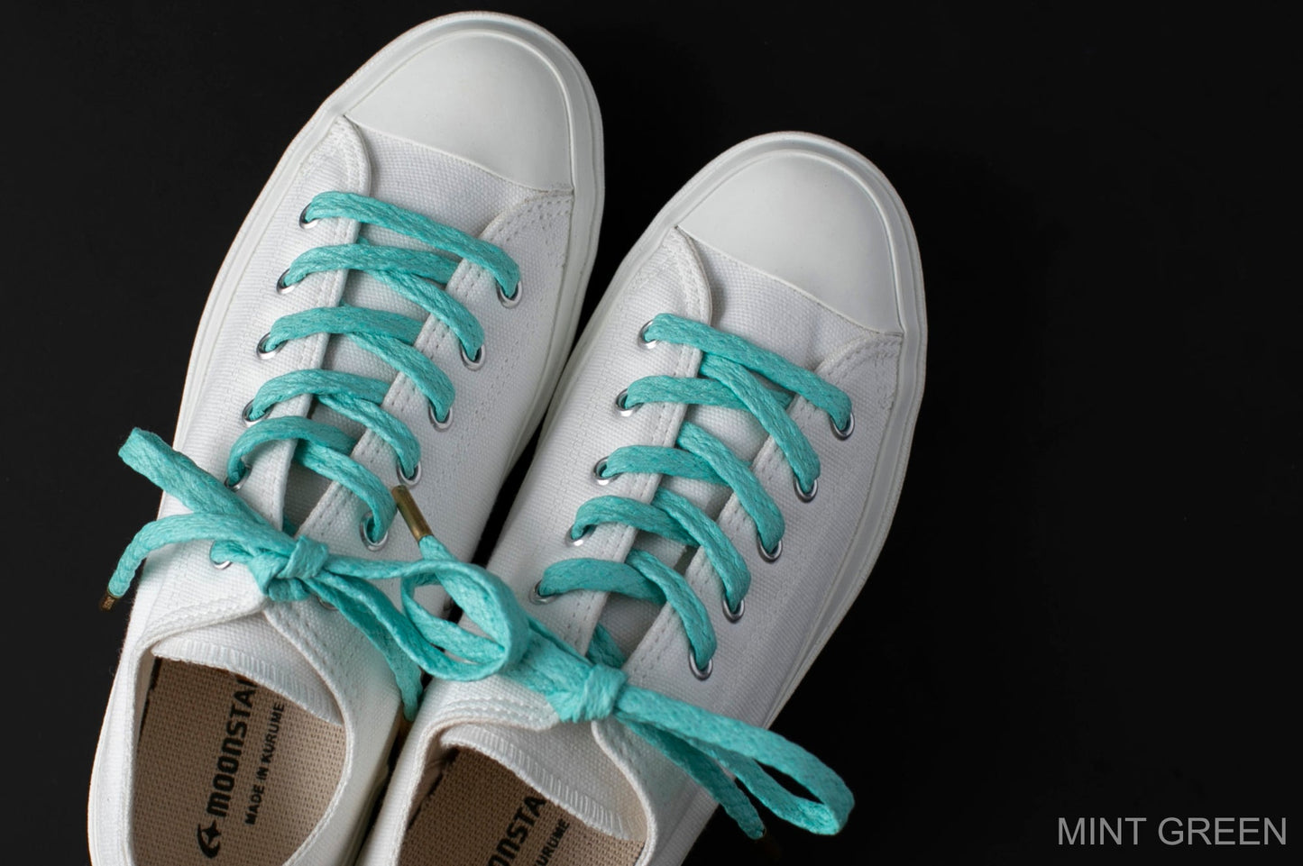 WAFFLE SHOE LACE MINT GREEN