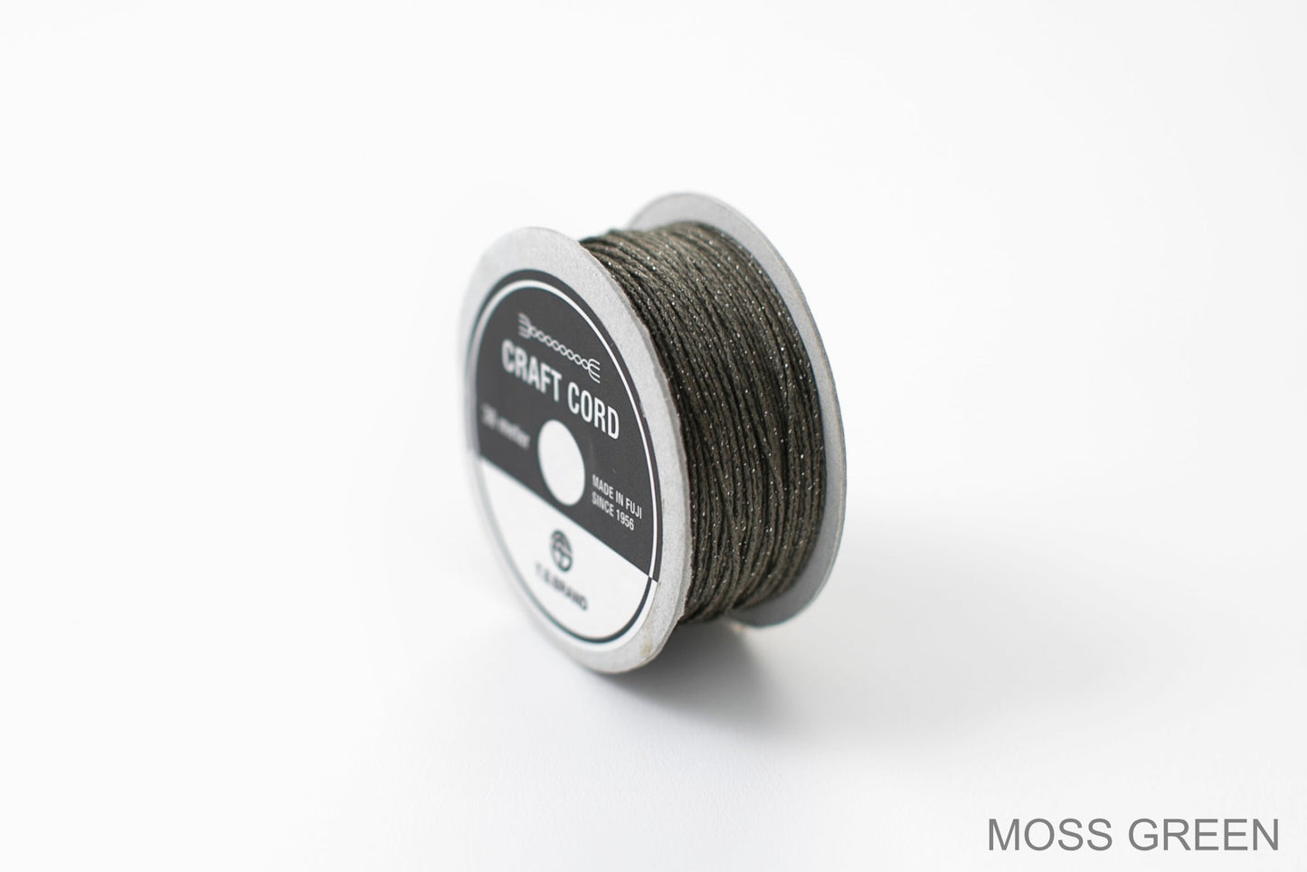 CRAFT CORD -GLITTER BLEND- MOSSGREEN