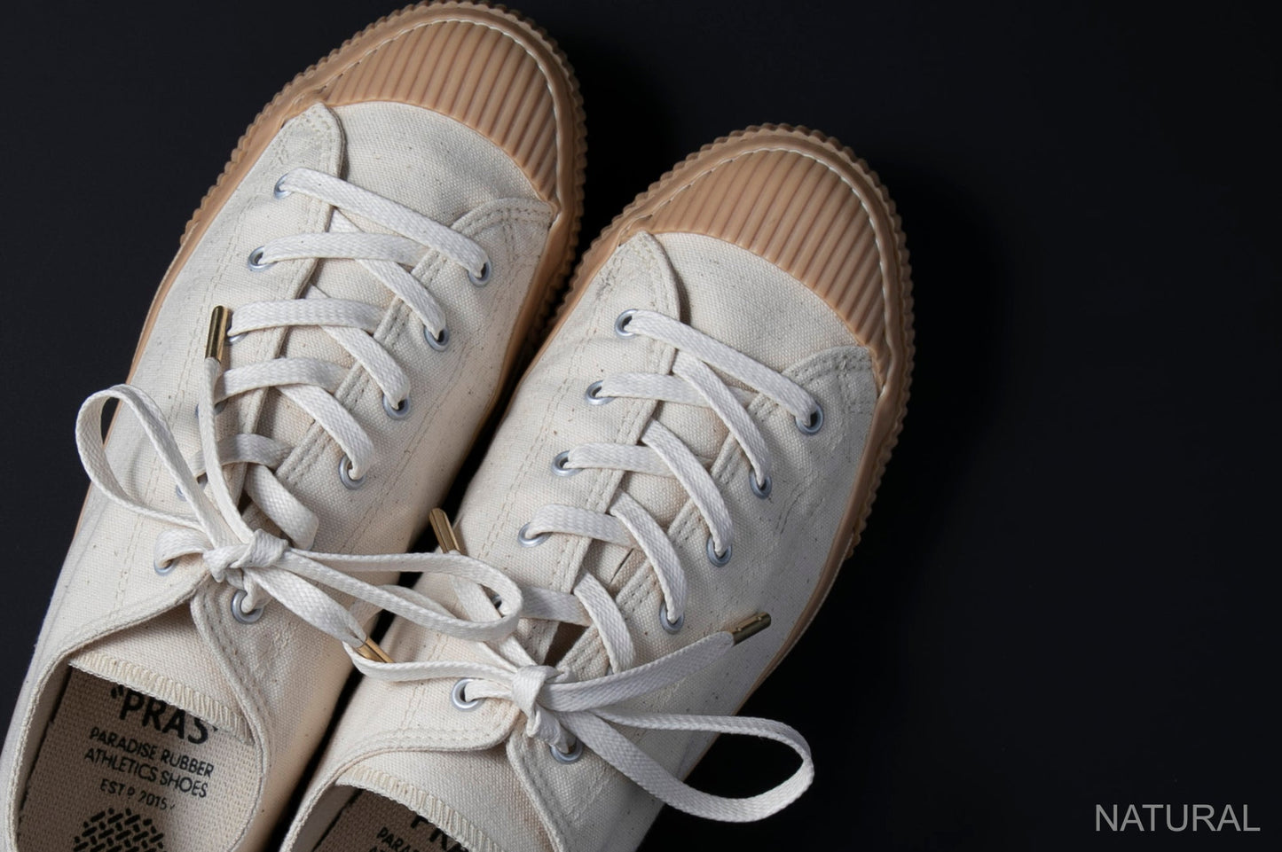 WAX' SHOE LACE -FLAT- NATURAL