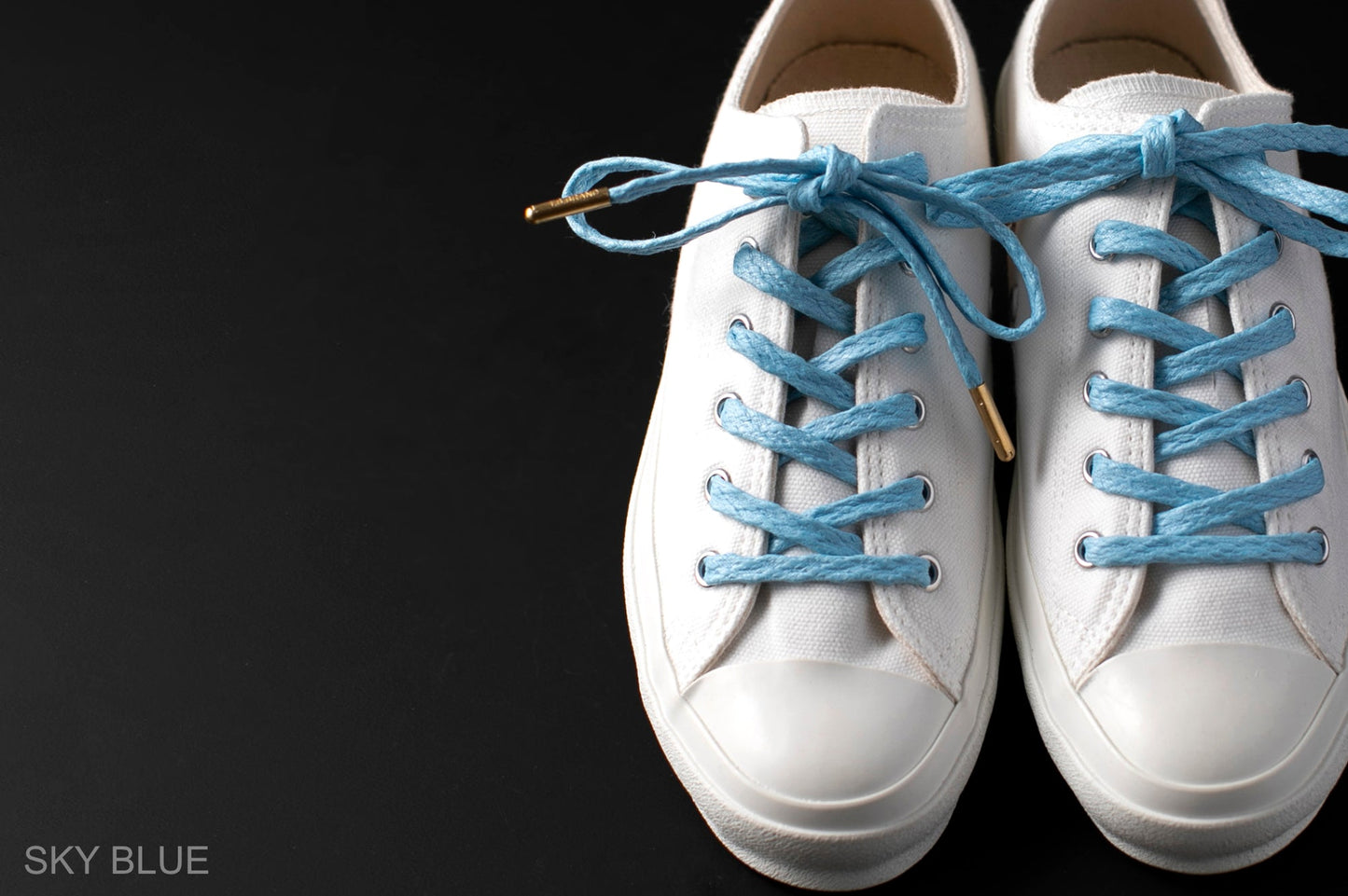 WAFFLE SHOE LACE SKY BLUE