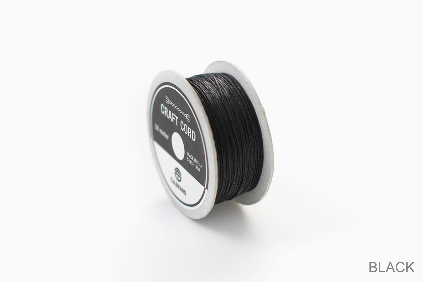 CRAFT CORD -WAX CORD- BLACK