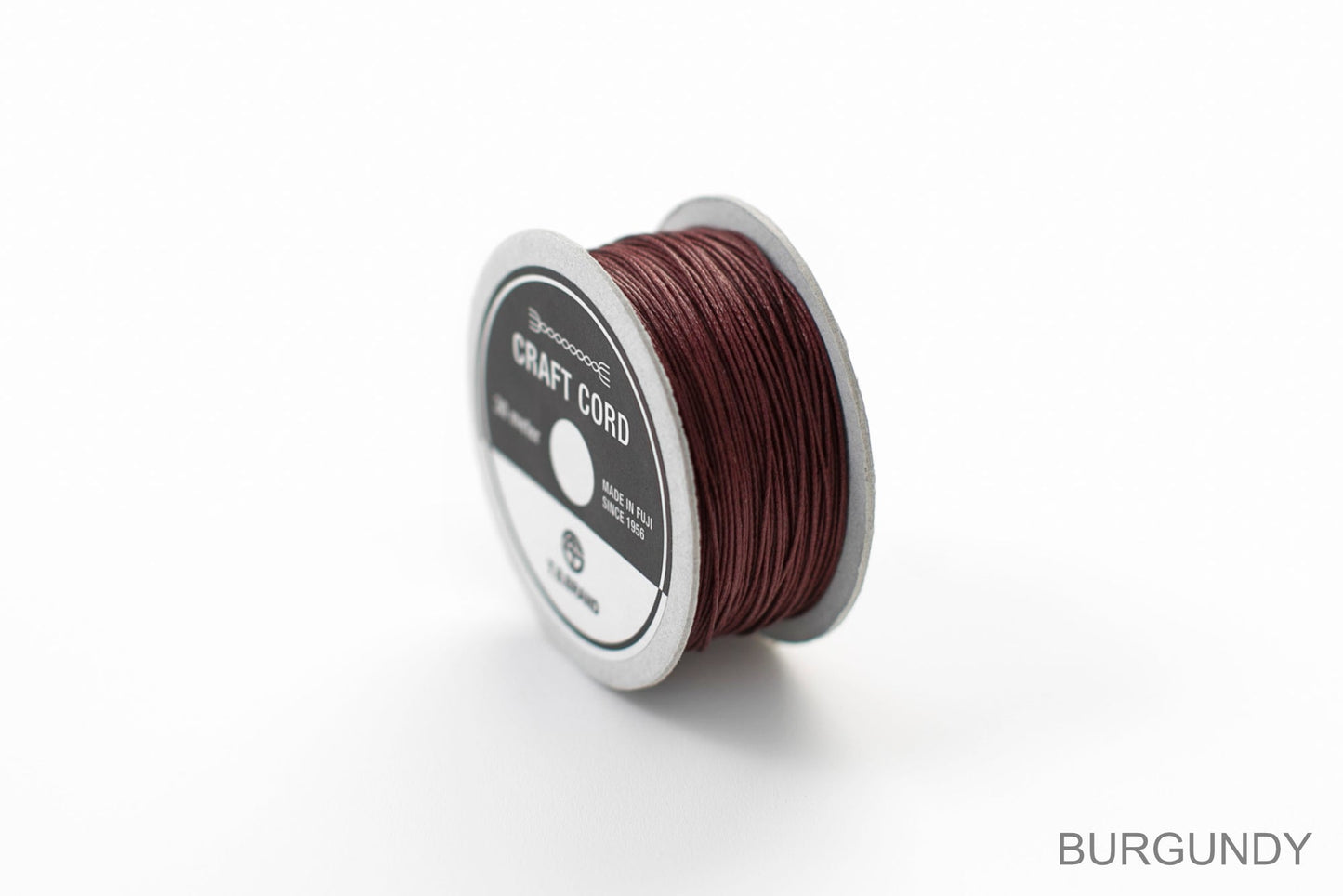 CRAFT CORD -WAX CORD- BURGUNDY