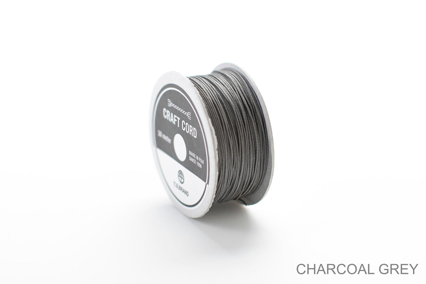 CRAFT CORD -WAX CORD- CHARCOALGREY