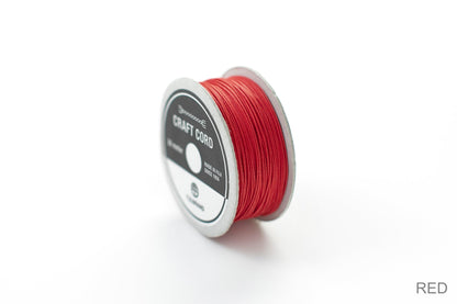 CRAFT CORD -WAX CORD- RED