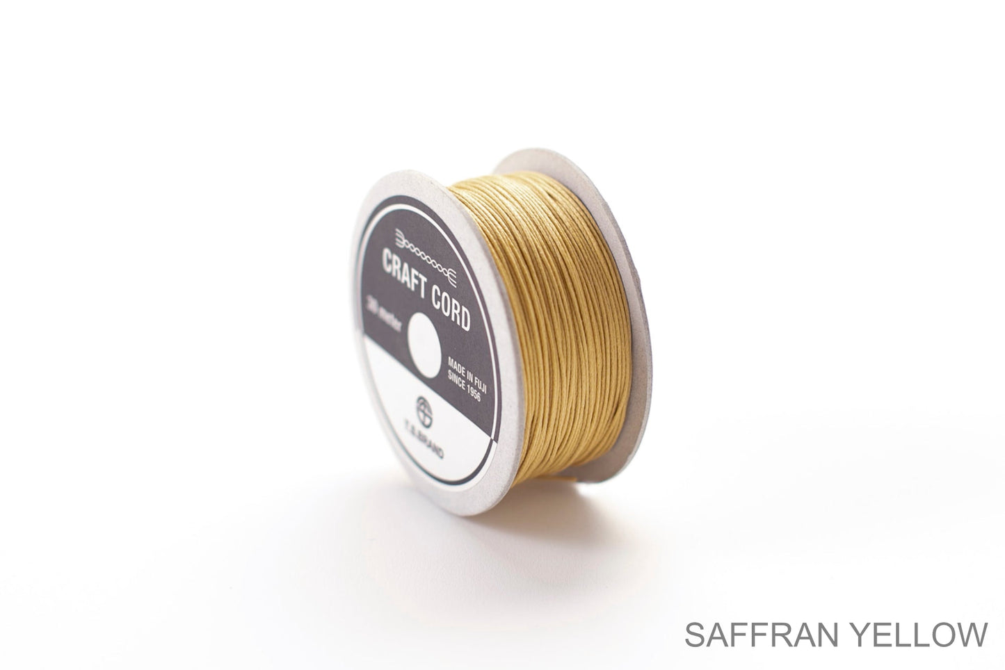 CRAFT CORD -WAX CORD- SAFFRANYELLOW