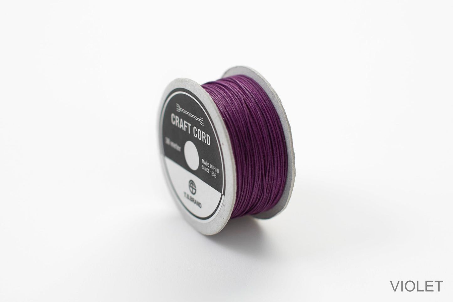 CRAFT CORD -WAX CORD- VIOLET